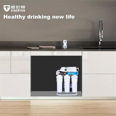 Lavabo Nanofiltrasyon Su Arıtma Altında Büyük Akış 1.3L / Min İçme Suyu Filtresi