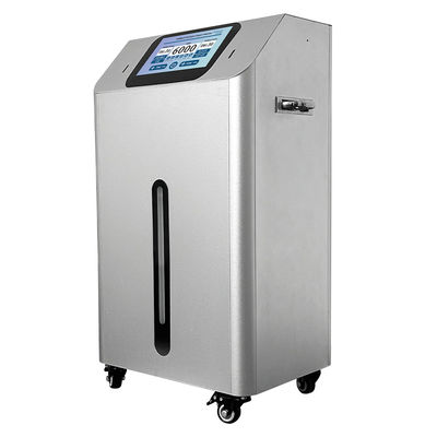 Sağlık Bakım Tarzı Hidrojen emici makinesi dakikada 6000ml çıkış dokunmatik ekranlar