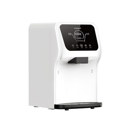 Sıcak ve Soğuk Su 75G 2200w Masaüstü RO Su Temizleyici Makinesi Hidrolik Basınç Aralığı 0.1-0.4 Mpa
